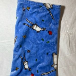 Binks & Books Do Your Ears Hang Low? ~ Blue Baby Blanket